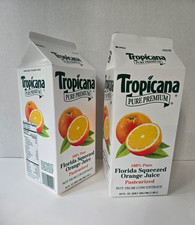 Vintage 1990 Tropicana Suco de Laranja Meio Galão Caixa - Feito Sob Medida - Material de Filme comprar usado  Enviando para Brazil