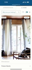 Anthropologie hadley curtain for sale  Jacksonville