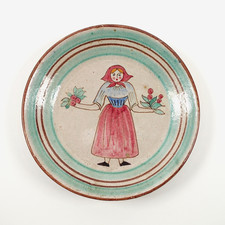 Piatto ceramica vintage usato  Verdellino