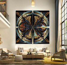 Lotus abstrait toile d'occasion  Expédié en France