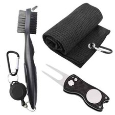 Toalha de golfe microfibra padrão waffle kit de ferramentas escova de golfe novo comprar usado  Enviando para Brazil