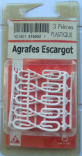 Agrafes escargot plastique d'occasion  Mèze