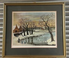 Framed signed print for sale  BEDFORD