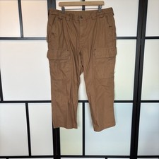 Usado, Calça carpinteiro DULUTH TRADING Co marrom construção carga tamanho 42x28 ajuste relaxado comprar usado  Enviando para Brazil