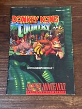 Donkey Kong Country SNES Super Nintendo somente manual de instruções, usado comprar usado  Enviando para Brazil