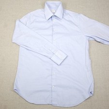 Camisa social Armani Collezioni manga longa com botões tamanho 15,5-39.  Azul comprar usado  Enviando para Brazil