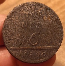 Moneta tornesi 1800 usato  Olbia