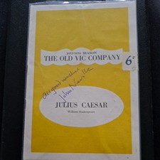 Theatre programme signed for sale  BROMSGROVE