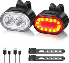 Luci bicicletta led usato  Roma