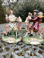 Antique pair staffordshire for sale  ABERGAVENNY