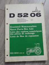 Deutz tractor d5206 d'occasion  Expédié en Belgium