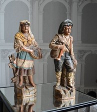 Couple personnages terre d'occasion  La Ville-du-Bois