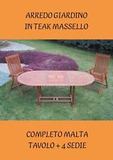 Set giardino legno usato  Caraglio