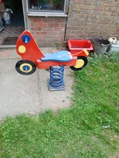 Spring rider playground for sale  MARCH