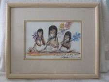 Vintage signed degrazia for sale  Perry Hall