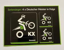 Kawasaki aufkleber set gebraucht kaufen  Taunusstein