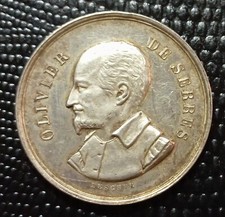 Médaille olivier serres d'occasion  Saint-Pantaléon-de-Larche