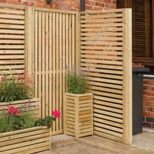 Fence screen slatted for sale  LEEDS
