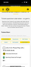 Tickets bvb sporting gebraucht kaufen  Trochtelfingen