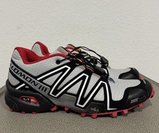 Tênis de Caminhada SALOMON SPEEDCROSS 3 (128652) Masculino EUA Tamanho 8 VERMELHO/CINZA comprar usado  Enviando para Brazil