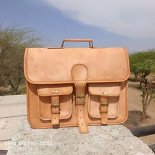 18" Vintage Larga Vida Cuero Mensajero Bolsa Genuino Maletín para Portátil comprar usado 18" Vintage Larga Vida Cuero Mensajero Bolsa Genuino Maletín para Portátil comprar usado  Enviando para Brazil