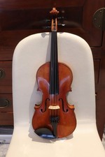 REDUZIDO - violino vintage rotulado 3/4 com novo estojo e novo arco de madeira comprar usado  Enviando para Brazil