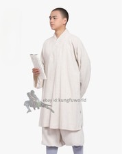 Shaolin Kung fu Uniforme Artes Marciais Terno Tai Chi Meditação Budista Robe Calças comprar usado  Enviando para Brazil