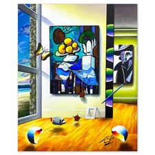 Ferjo, pintura acrílica original em tela, assinada à mão com carta autêntica comprar usado Ferjo, pintura acrílica original em tela, assinada à mão com carta autêntica comprar usado  Enviando para Brazil