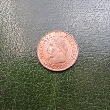 Centimes bronze 1855 d'occasion  Ifs