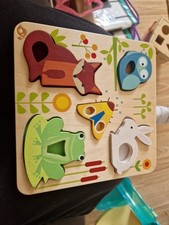Childrens wooden animal for sale  THETFORD