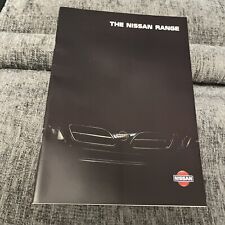 Nissan range brochure for sale  SHEFFIELD