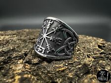 Ring wikingerkompass edelstahl gebraucht kaufen  Landsberg