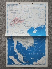 The Burma Road - 1942 Vintage Mapa Serial da Segunda Guerra Mundial Mapa de Serviço comprar usado  Enviando para Brazil
