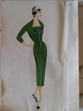 Figurino moda anni usato  Altidona