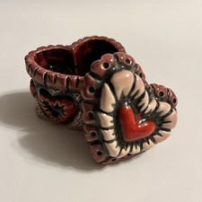 Pottery heart shape for sale  Easton
