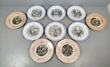 Lot assiettes parlantes d'occasion Lot assiettes parlantes d'occasion  Yffiniac