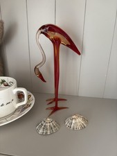 Glass flamingo ornament for sale  NOTTINGHAM