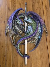Dragon wall plaque for sale  RYDE