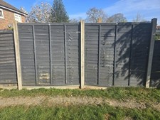 Lap fence panel for sale  HARLOW