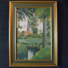 .lallement paysage huile d'occasion  Machecoul