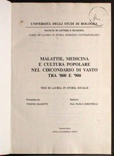 Tesi laurea. malattie usato  Ariccia