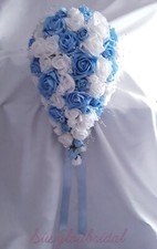 Wedding flowers teardrop for sale  ERITH
