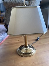 Tischlampe cremefarbener lampe gebraucht kaufen  Dortmund