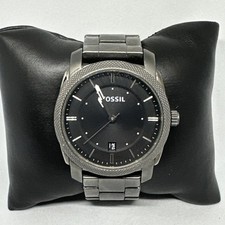 Relógio de quartzo Fossil Machine FS4774 masculino cinza aço inoxidável mostrador analógico HME667 comprar usado  Enviando para Brazil