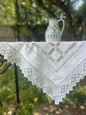 Vintage white linen for sale  NORWICH