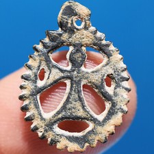 RARA MEDALHA CRUZ TAU CAVALEIROS TEMPLÁRIOS ANTIGA MEDIEVAL TEMPOS CRUZADOS EUROPEUS comprar usado  Enviando para Brazil