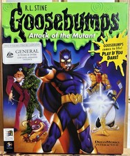 Goosebumps - Attack of the Mutant Dreamworks R.L. CD-ROM Stine Big Box PC - raro comprar usado  Enviando para Brazil