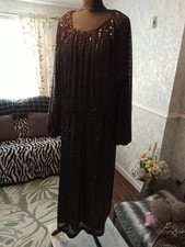 Sequin dress black for sale  CHESTER
