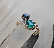 Bague torsadée blanc d'occasion  Naucelle