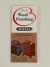 Minwax product brochure for sale  Mendon
